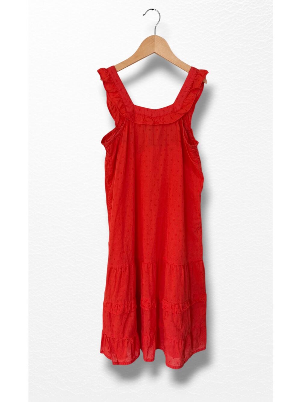 Tu Girls’ Swiss Dot Ruffle Sundress, Size 10